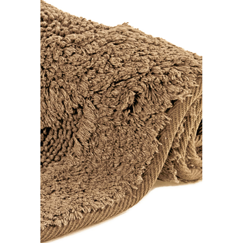 Geertjen Cotton Non-Slip Bath Rug, Coffee