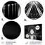 Black And White Ferris Wheel Carousel II - Architecture Metal Wall Decor Set