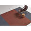 Light Between Wool Striped Area Rug in Indigo/Red-42971611