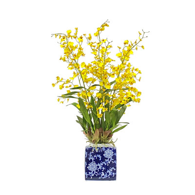Orchid Faux Floral in Vase