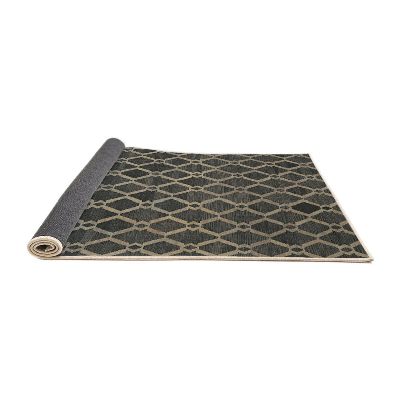 Tapis contemporain gris, Rectangle 8 pi x 12 pi
