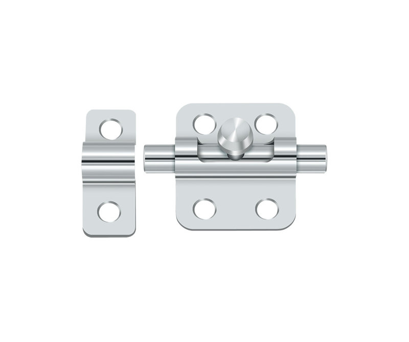 Boulon 2 po Deltana 2BBU26 en chrome poli, Chrome poli