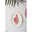  Hand Painted Metal Trinket Trays 3.5" 2X Set of 3 Glossy Decorative Design
