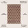 Hague Moroccan Trellis Textured Weave Espresso/Taupe Indoor/Outdoor Rug