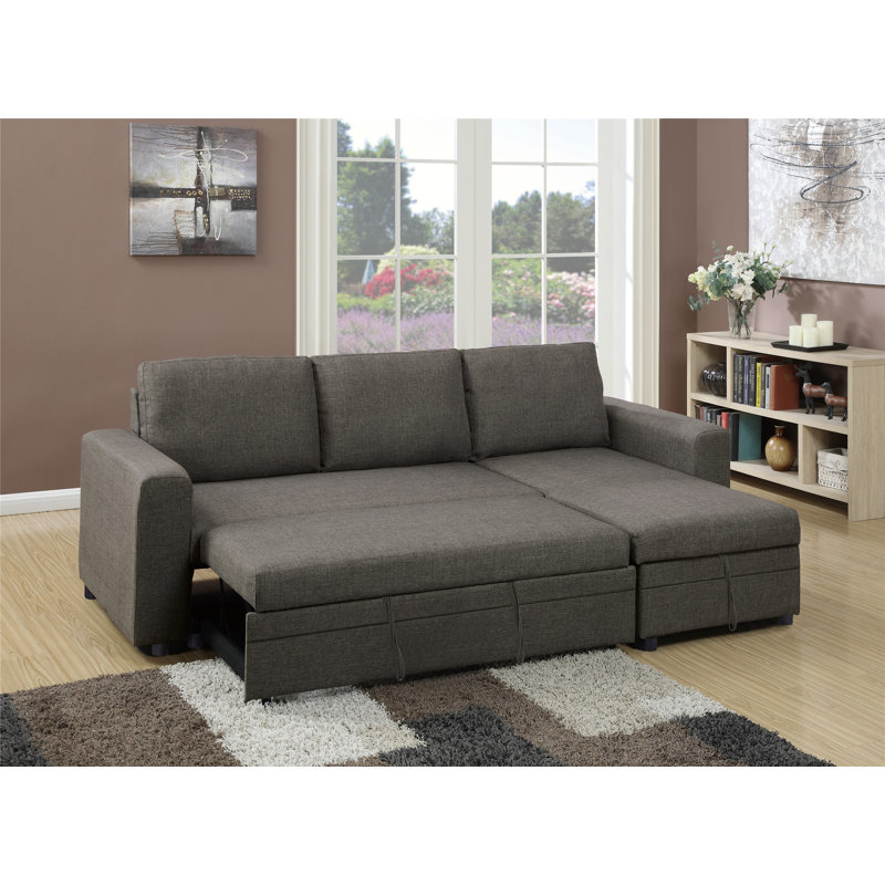Upholstered L-Shaped Sectional Right Hand Facing