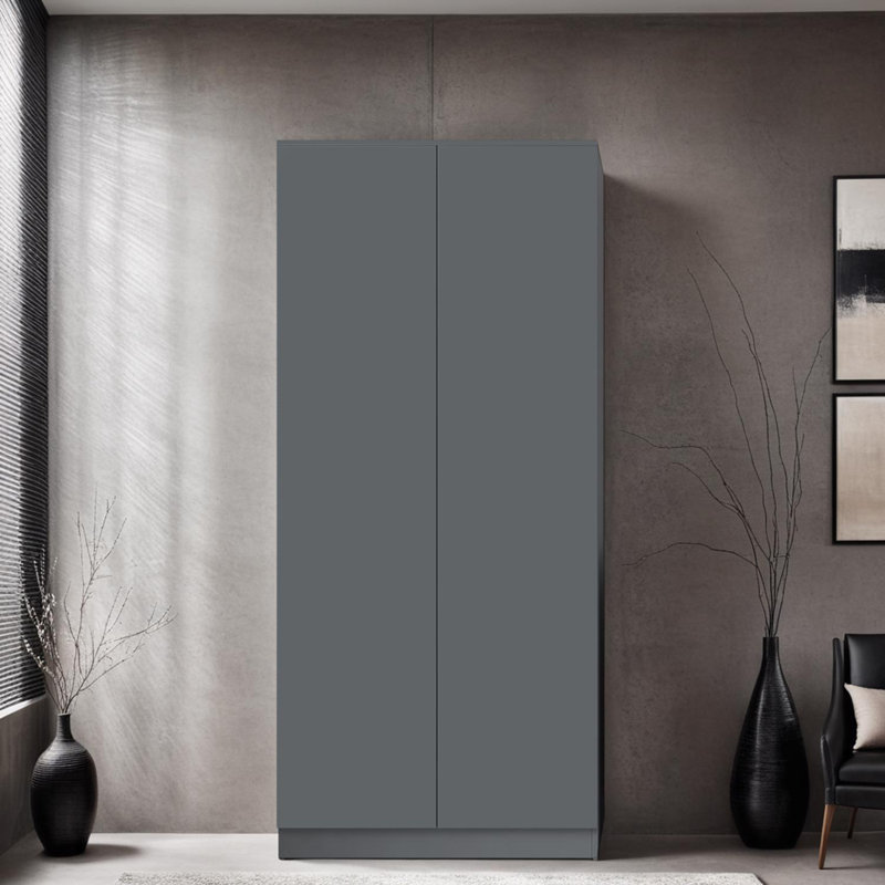 Takeyla 2 Door Wardrobe - Soft Close Hinges