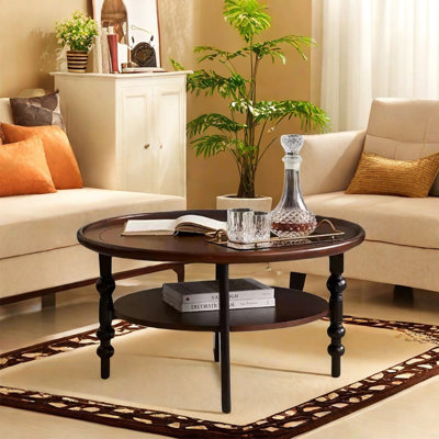 French style retro round home coffee table