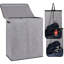 Bhargava Fabric Laundry Hamper with Handles-1466792093