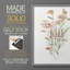 Floral Belle I, reproduction encadrée - bois massif-112362655-112362650