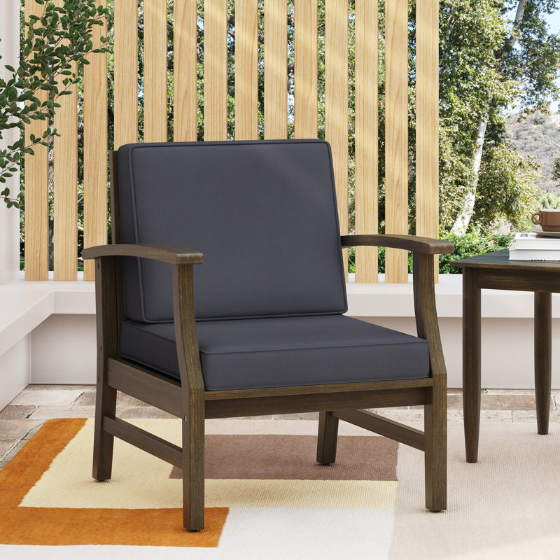 CHAISE CLUB PERLA, GRIS FONCÉ, Dark Grey, Dark Brown