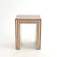 Sienna End Table-Walnut/Bone-Sm
