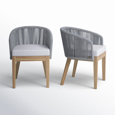 Bowery Patio Dining Armchair with Cushion by Joss & Main