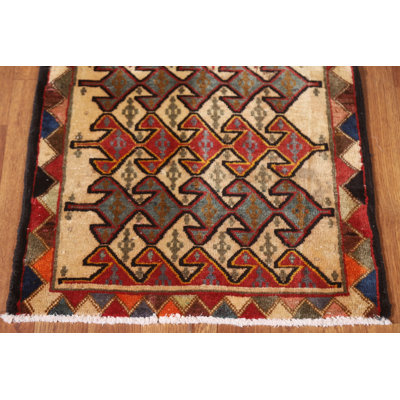 Square Geometric Traditional  Rug 2x2