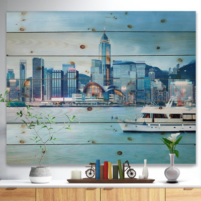 «Hong Kong City at Night» - reproduction