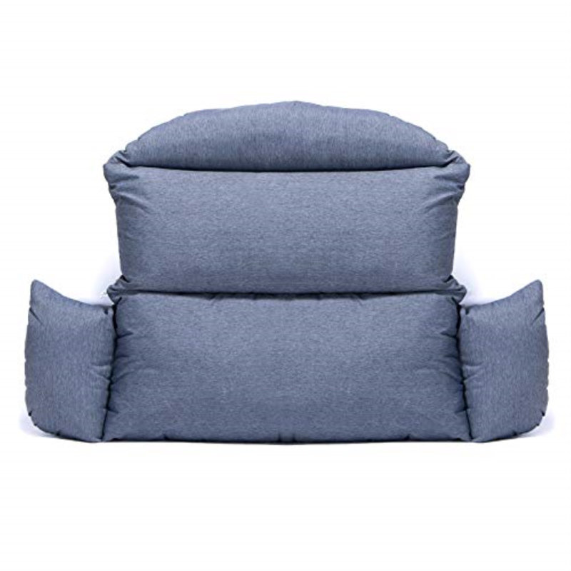Coussin de balançoire double Smythe Modern, Gris anthracite