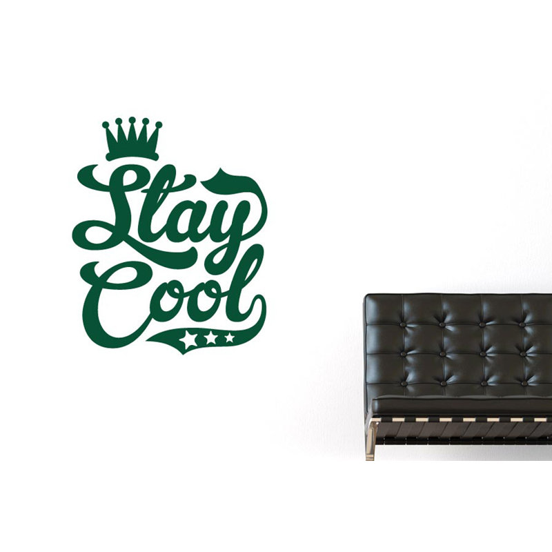Non-Wall Damaging Wall Decal, Green, Large