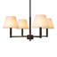 Costa Wrought Iron 4-Light Chandelier-931061353