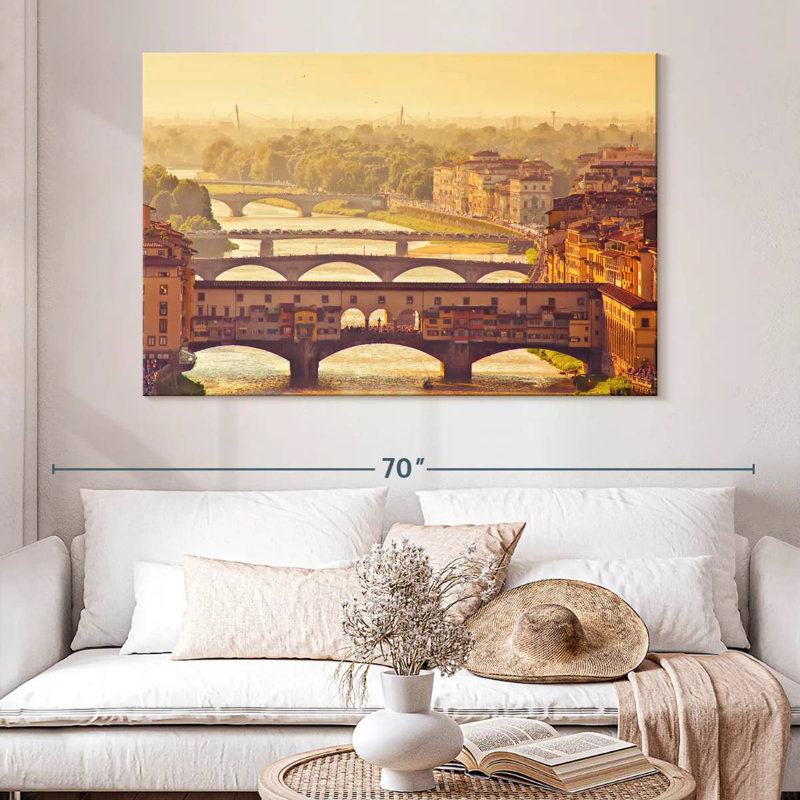 Lilie Ponte Vecchio, 34" H x 51" W