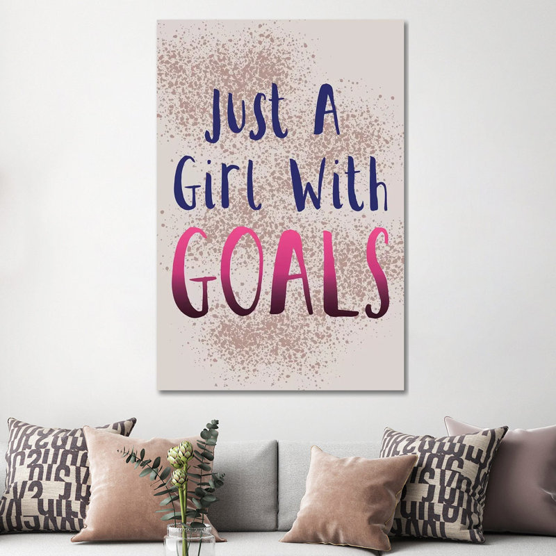 Everyday Girl Boss V by Lisa Whitebutton - Wrapped Canvas Gallery-Wrapped Canvas Giclée, 152.5 cm H x 101.5 cm W