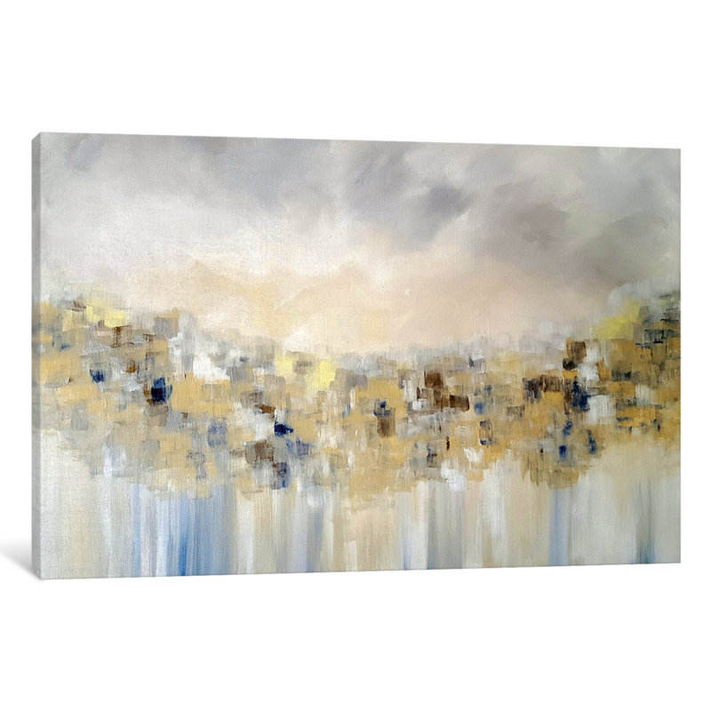 «Walk in the Rain» par KR MOEHR - Impression sur toile tendue sur châssis, H 8 po x l 12 po x P 0,75 po