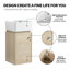 Ensemble de meuble-lavabo simple 12 po Ahders-94086508