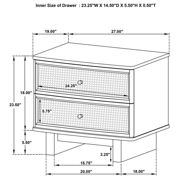 Dimensions du produit