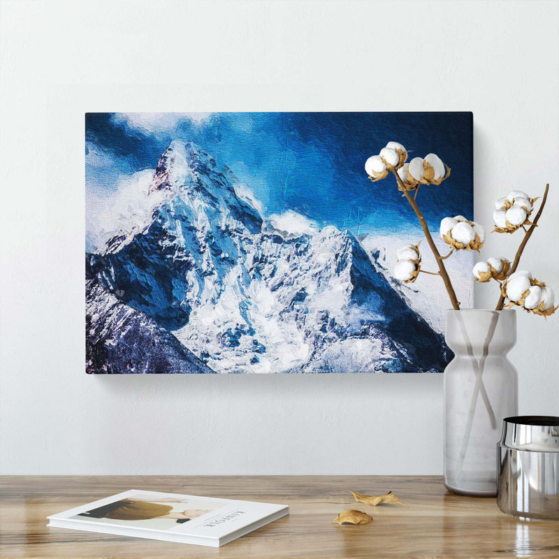 Ama Dablam Mountain in Nepal - Wrapped Canvas, 35cm H x 50cm W x 3cm D