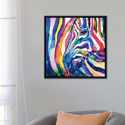 «Zebra», reproduction sur toile