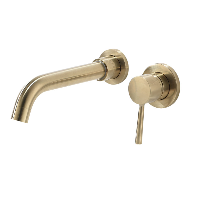 Single-handle Bathroom Faucet, Brushed Gold