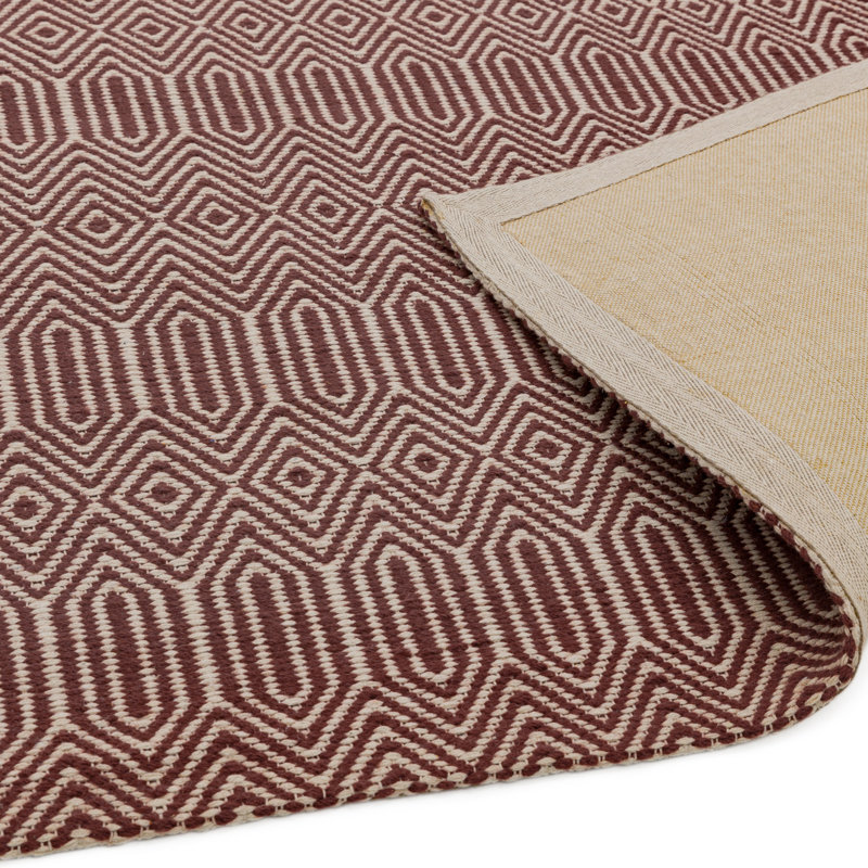 Mattox Geometric Flatweave Area Rug, Runner 66 x 200cm