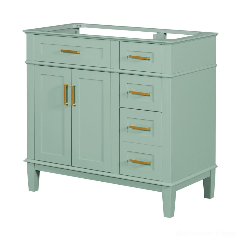 Armoire sous évier Balamut, Vert