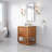Tessa 30 In. Mango Wood Carrara White Marble Countertop Bath Vanity with Satin Gold Faucet