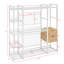 Armoire ouverte avec rails suspendus, tablettes, tiroirs-1007300408