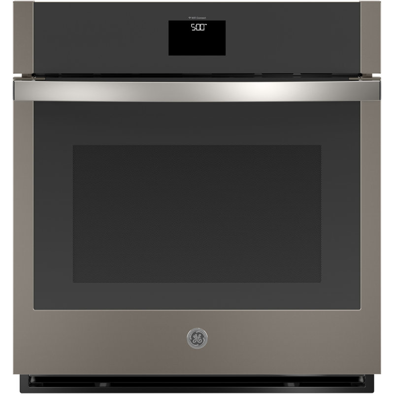 GE Smart Appliances Smart Built-In 27" Self-Cleaning Convection Electric Single Wall Oven, Black