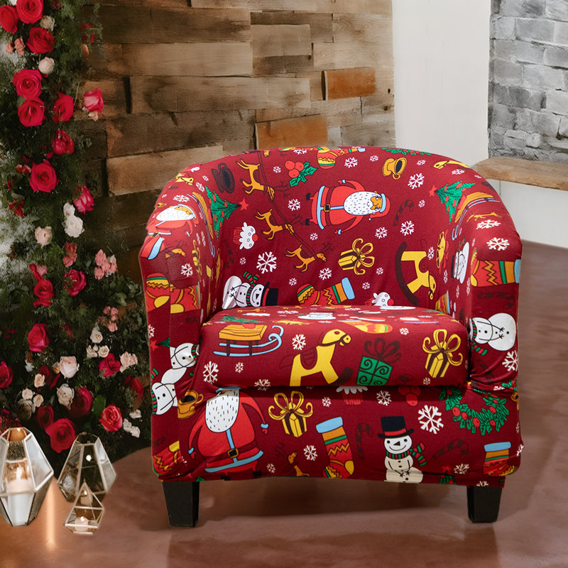 Housse pour fauteuil club Santa's Stretch