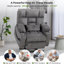 Fauteuil releveur robuste de 227 kg pour hommes de grande taille (1,85 m à 1,96 m)-1672976288