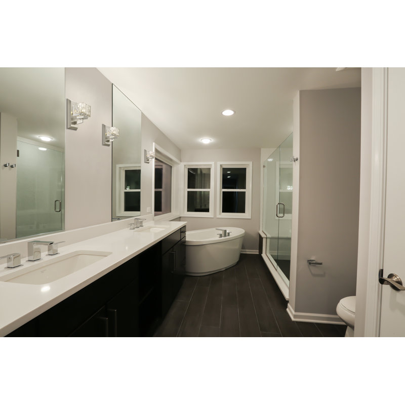 Bechard Steel LED Armed Sconce, Brushed Nickel, Yes