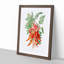 Orange Clianthus Flowers - Picture Frame Painting Print-55581163-55581164