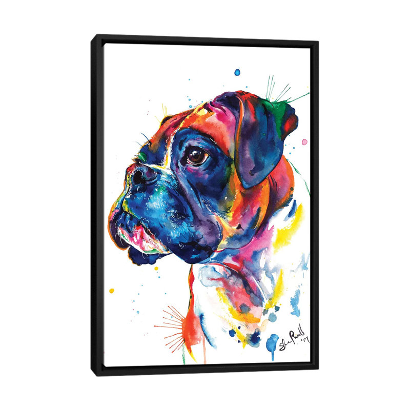 «Weekday Best Boxer II» par Weekday Best, reproduction sur toile tendue sur châssis, H 48 po x l 32 po x P 1,5 po