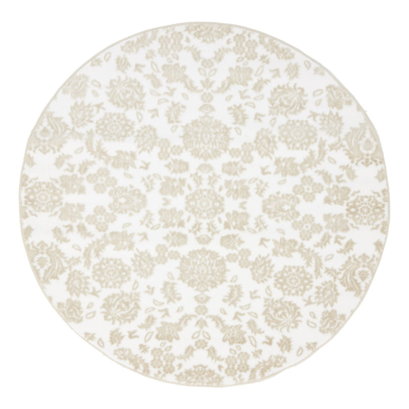 Danazia Geometric Indoor Rug, Round 5'