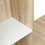 Bureau d'ordinateur 2 en 1 avec tablettes en L-326132886