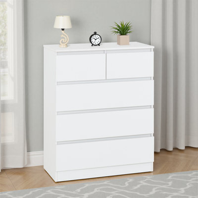 80 cm W Chest of 5 Drawers