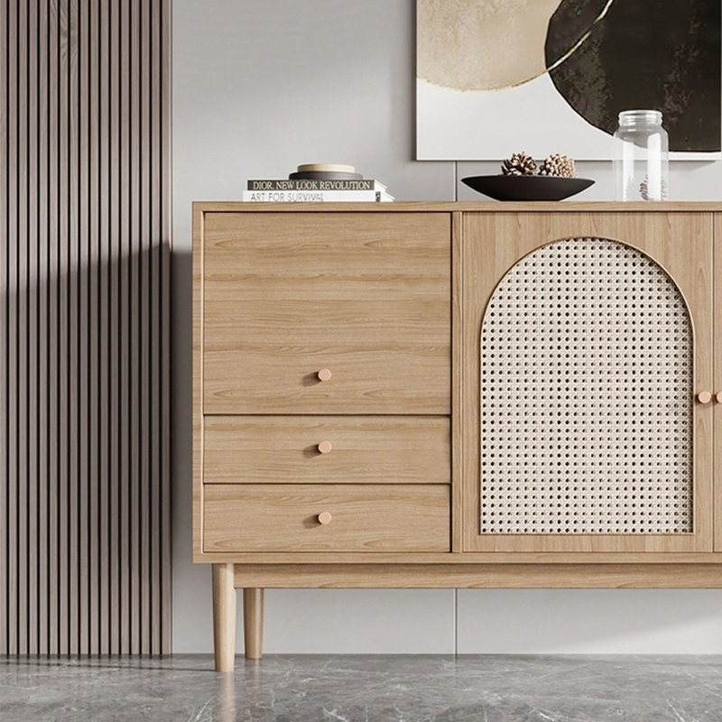 Buffet décoratif Wabi Sabi, H 35,43 po x l 62,99 po x P 13,78 po