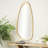 Dupont Solid Wood Asymmetrical Wall Mirror