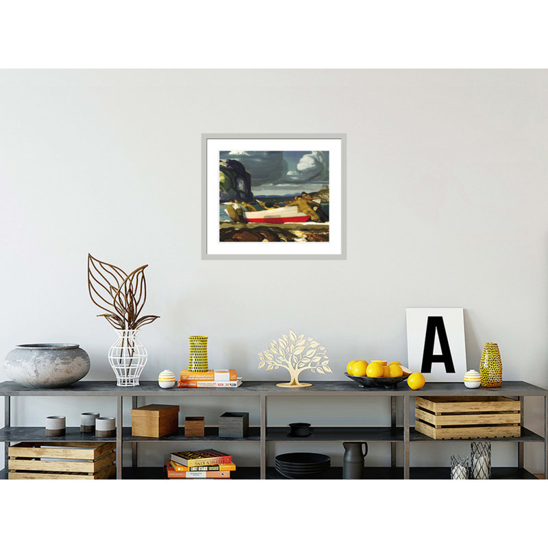 «The Big Dory» par George Wesley Bellows - impression giclée encadrée, H 23,5 po x l 27,01 po
