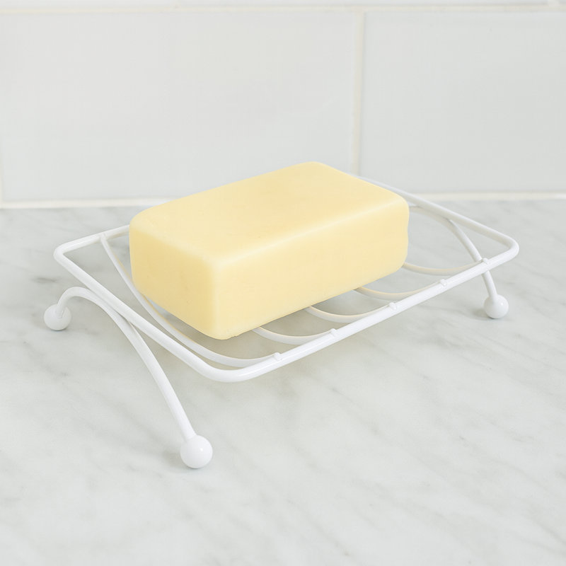 Porte-savon en métal, Blanc