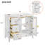 Bathroom Vanity With 2 Soft Close Doors, Wood Frame Bathroom Storage Cabinet With 3 Drawers
