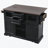 54.9" Kitchen Island With Drop Leaf, Power Outlet, Kitchen Storage Cart With 4 Door Shelves-721025768