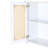 Retro 3-Door Sideboard With Large Storage Space Artificial Rattan Doors And Metal Handles-804891137