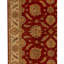 Wool Oriental Area Rug in Red/Beige